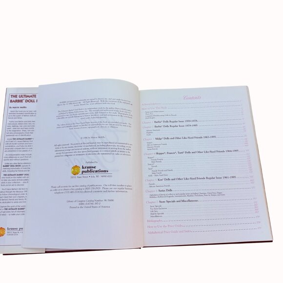 Ultimate Barbie Doll Book by Marcie Melillo Hardcover VTG Identification Value - Picture 7 of 16